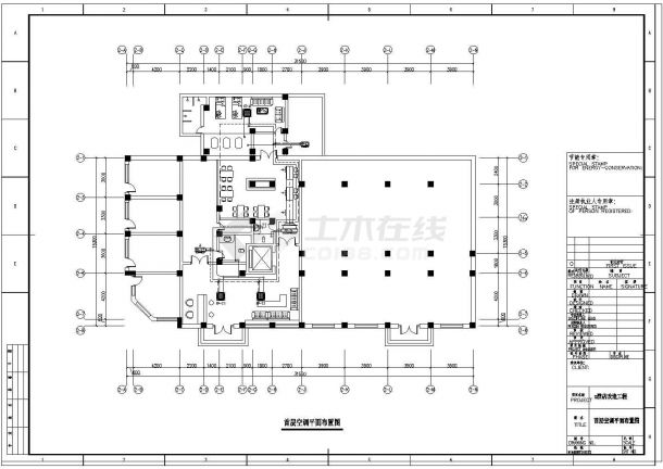 中型宾馆中央空调和卫生热水全套设计cad施工方案图-图二