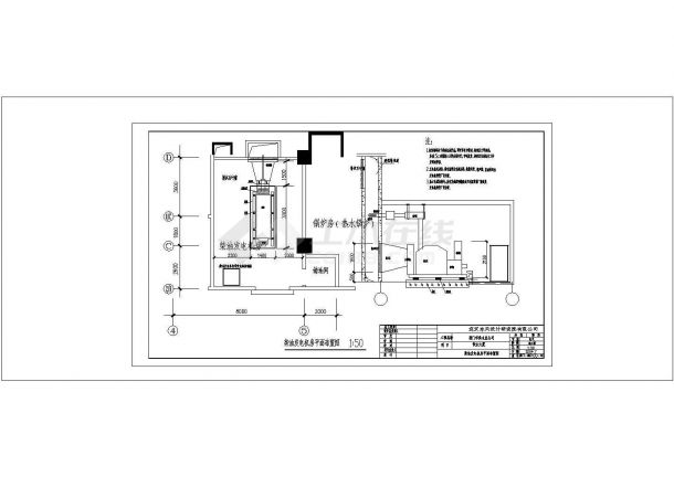 地下室站房电全套电气设计施工CAD图-图一