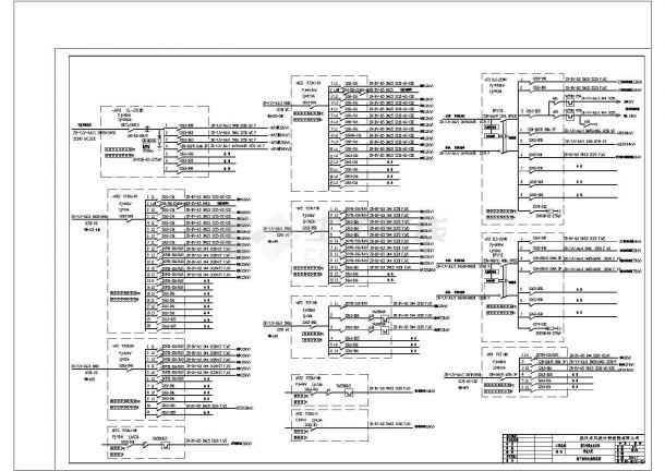 高档宾馆写字楼电气设计系统全套电气设计施工CAD图-图一