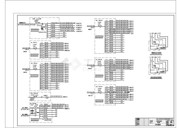 高档宾馆写字楼电气设计系统全套电气设计施工CAD图-图二