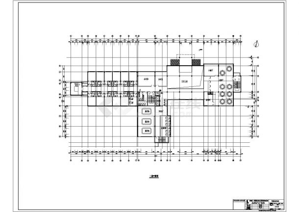 某地温泉度假别墅混合结构建筑CAD设计施工图-图二
