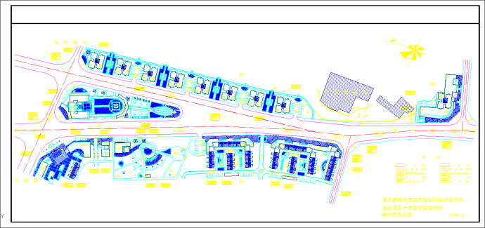 某一线城市修建性规划cad施工图_图1