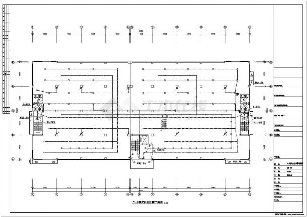 一幢7层的丙类车间电气设计施工图-图二
