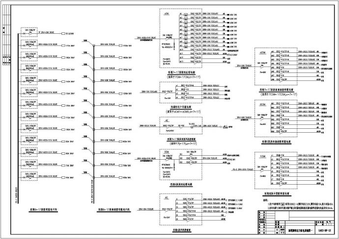 全套电气系统建筑设计方案CAD施工图_图1