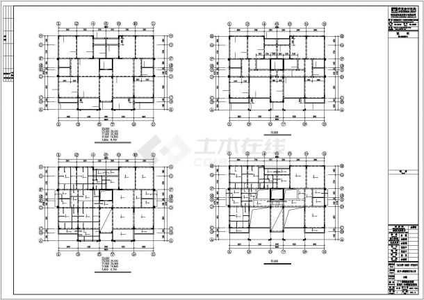 【江西】九江星子县地上12层框剪结构住宅楼建筑结构施工图-图二