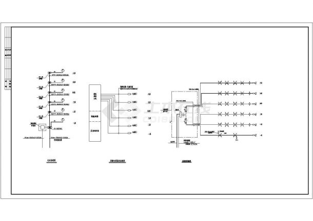 西安某宾馆电气施工设计方案全套CAD图纸-图二