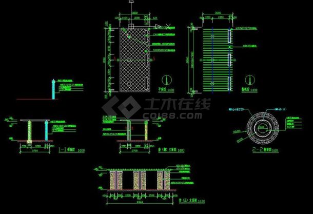 景观廊架-图一