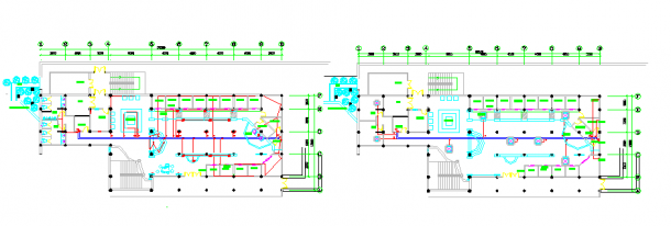 某五星级标准茶馆电气CAD施工图纸-图二