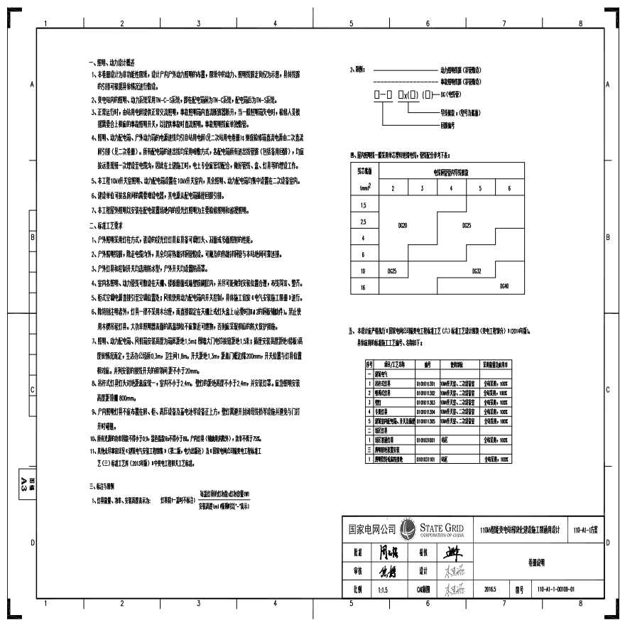 110-A1-1-D0109-01 卷册说明.pdf-图一