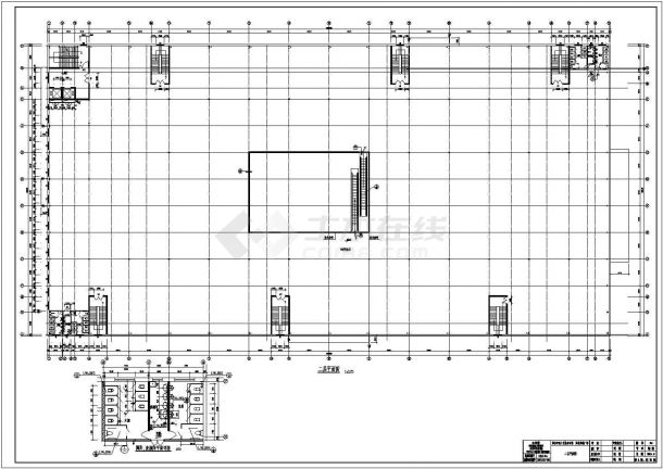 某地两层大型钢结构超市建筑设计施工图-图二