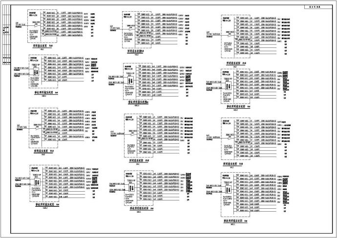 配电箱系统设计方案及施工全套CAD图纸_图1