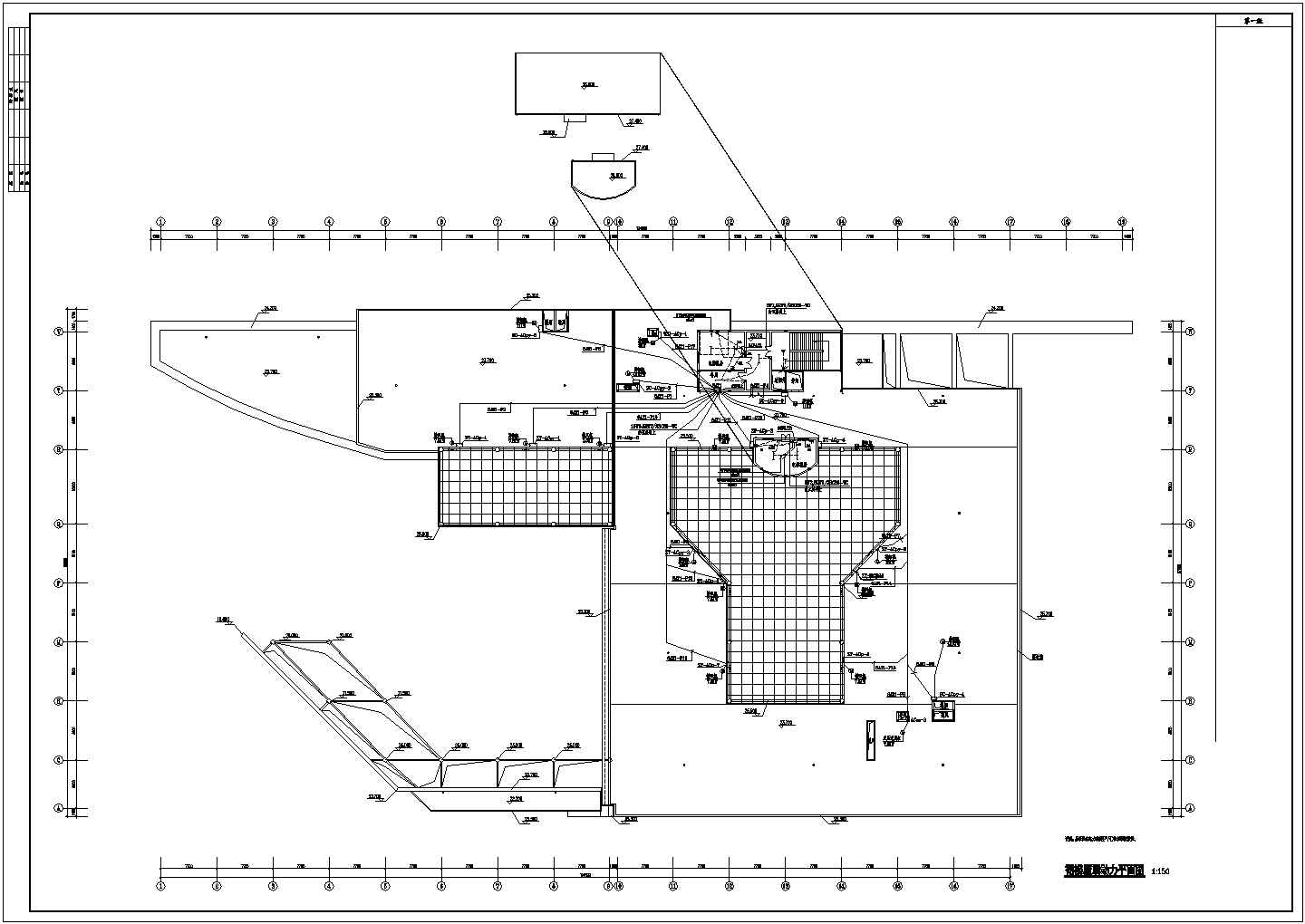 公共广场电气结构设计方案及施工全套CAD图纸