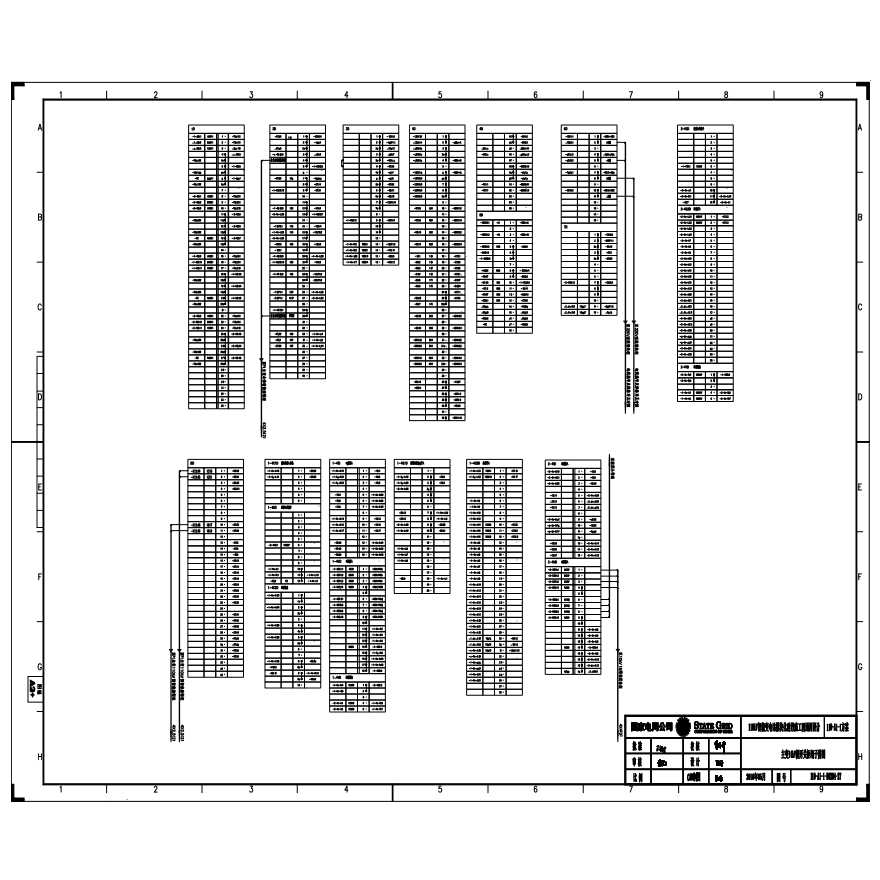 110-A1-1-D0204-27 主变压器10kV侧开关柜端子排图.pdf-图一