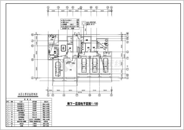 一梯两户的4层住宅楼电气设计施工图-图二