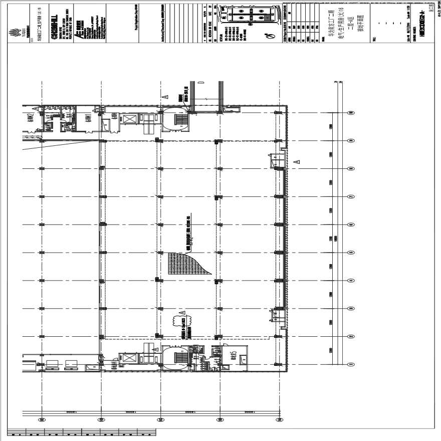 HWE2CD13EG2-A-电气-生产用房(大)16二层-A区接地平面图.pdf-图一