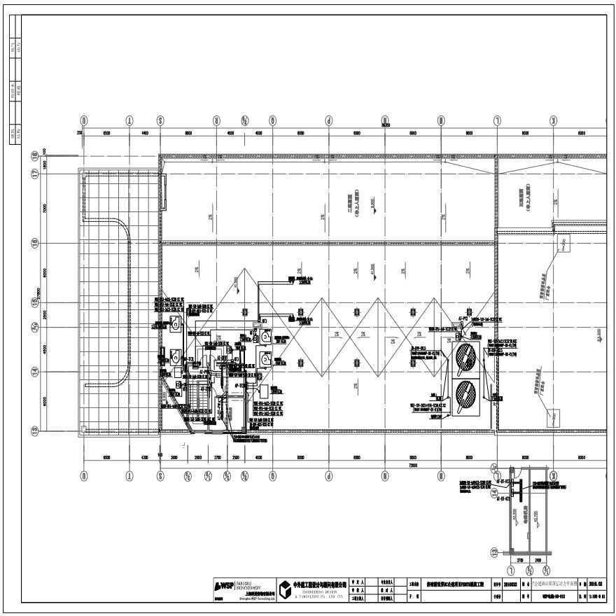 WSP电施-50-012 屋面层动力平面图.pdf-图一