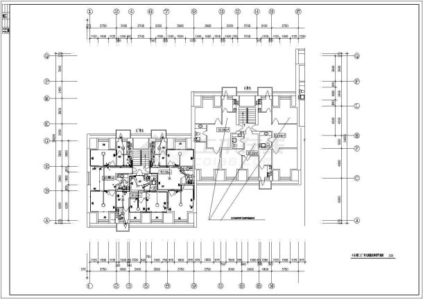 某市某多层住宅电气设计方案CAD施工图-图一