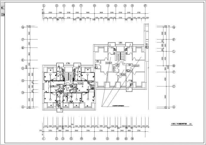 某市某多层住宅电气设计方案CAD施工图_图1