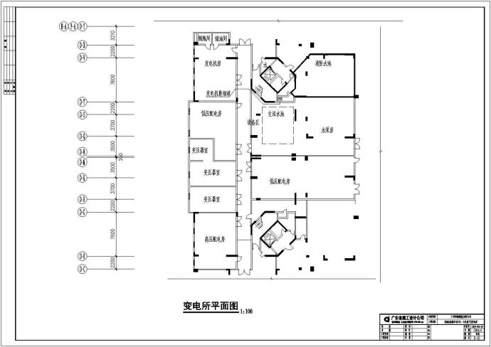 小区变电所电气设计方案CAD施工图_图1