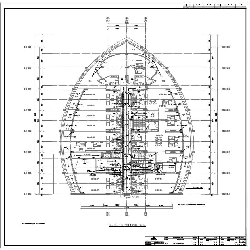 12-H3、H5三层照明平面图.pdf-图一