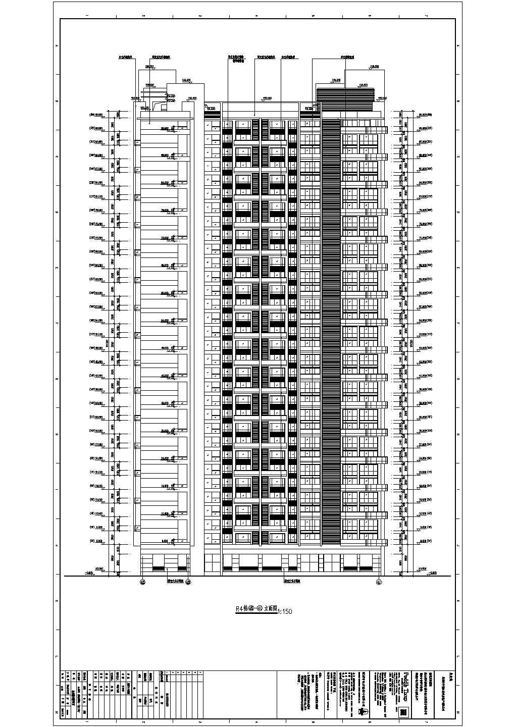 深圳三十二层框架结构住宅楼建筑设计施工图（二）