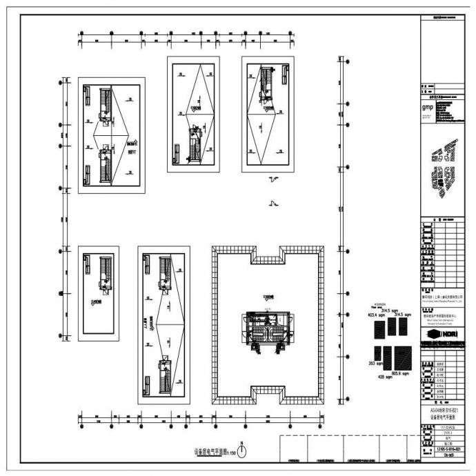 A3-04 地块 B16-B21 设备层电气平面图.pdf_图1