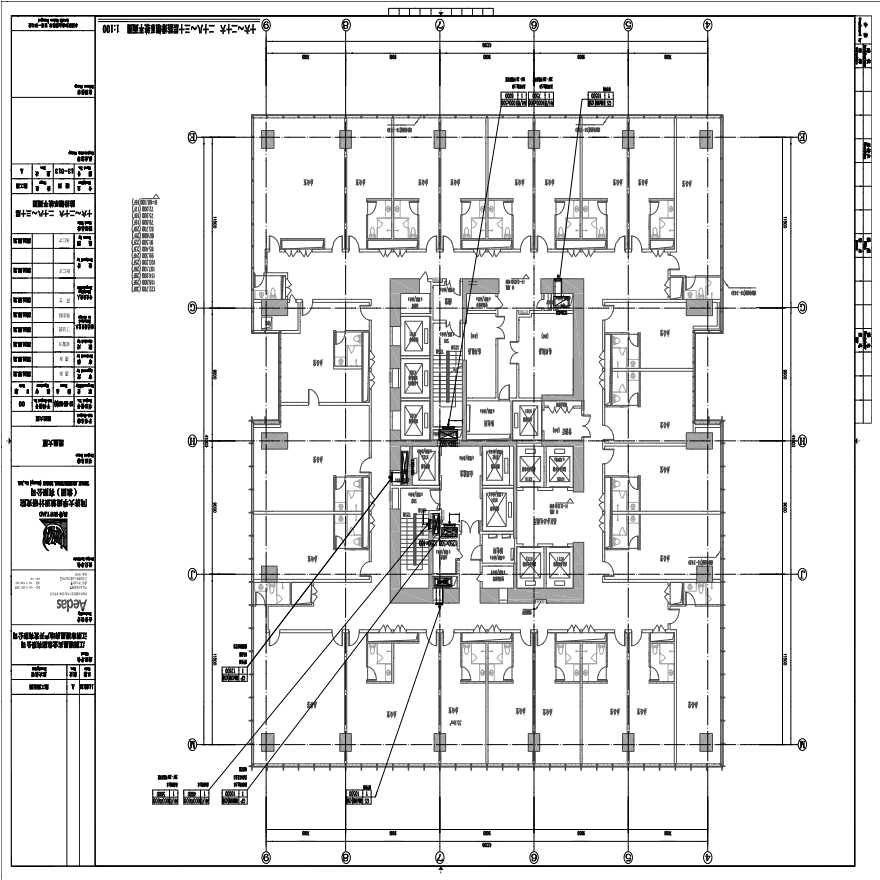 M-13-013_十六~二十六 二十八~三十层防排烟系统平面图.pdf-图一