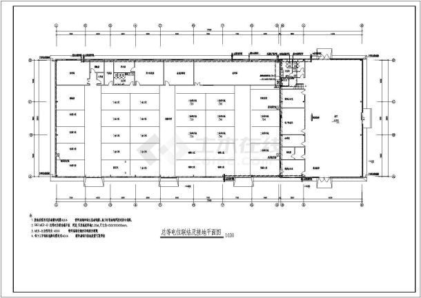 局部二层斯巴鲁汽车4S店电气设计施工图-图二