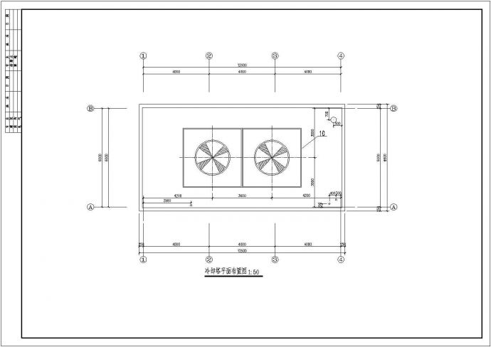 小型溴化锂的空调机房全套设计图纸_图1