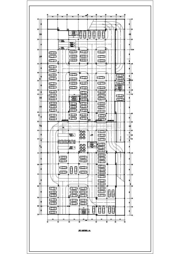 某商场建筑施工全套方案cad设计图纸-图二