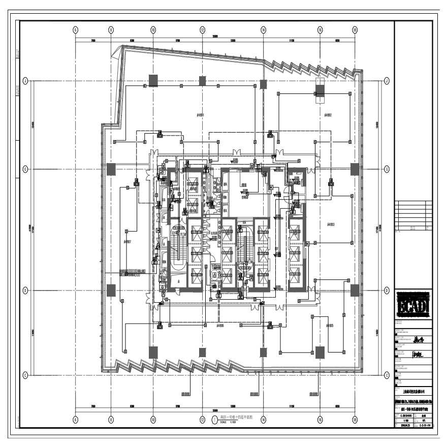 E-2-51-114 南区一号楼十四层消防报警平面图-E-2-51-114.pdf-图一