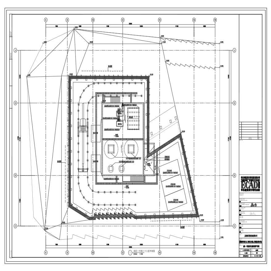 E-2-51-130 南区一号楼屋顶层消防报警平面图 E-2-51-130 (1).pdf-图一