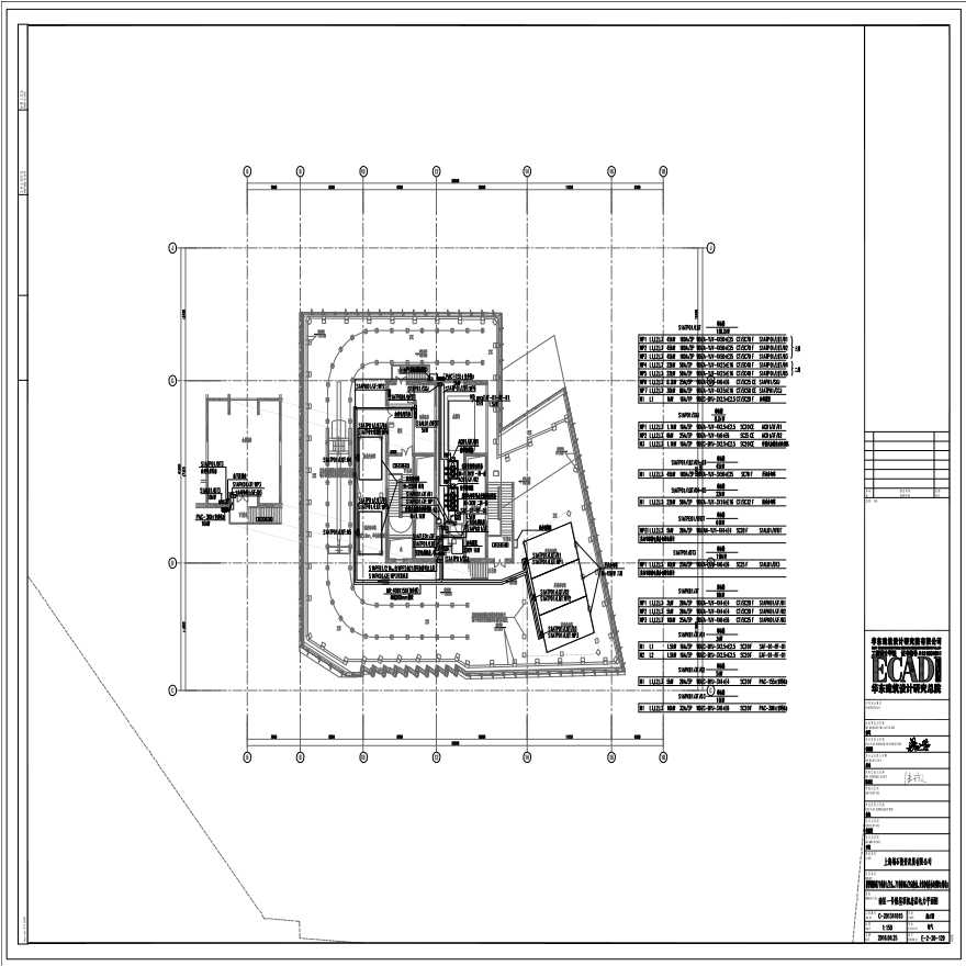 E-2-20-129 南区一号楼屋顶机房层电力平面图 E-2-20-129 (1).pdf-图一