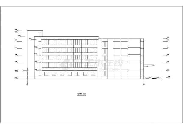 某六层医院急诊建筑设计CAD方案-图二