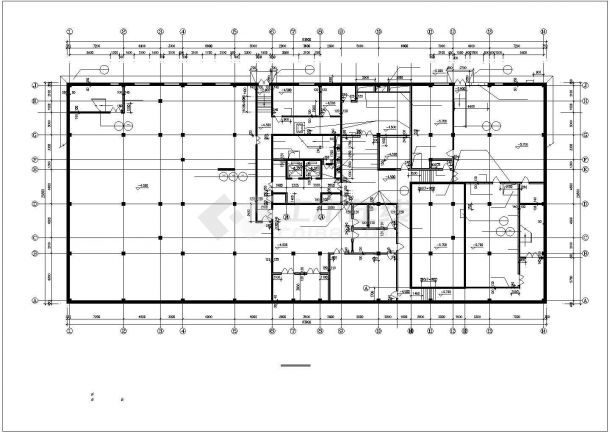吉林省高层博士后公寓平面图户型图侧立面CAD建筑图纸方案-图二