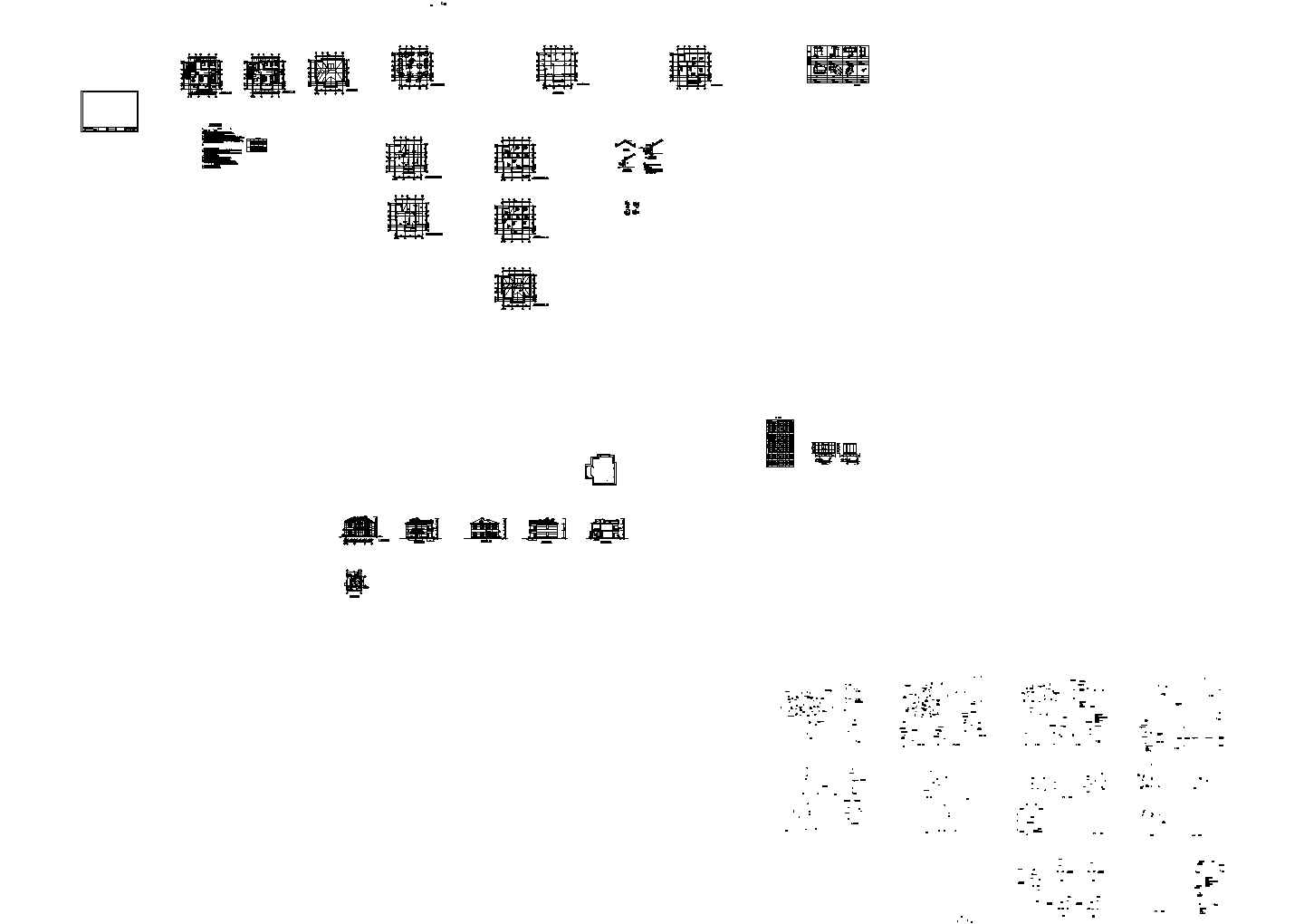 新农村两层别墅建筑结构及效果