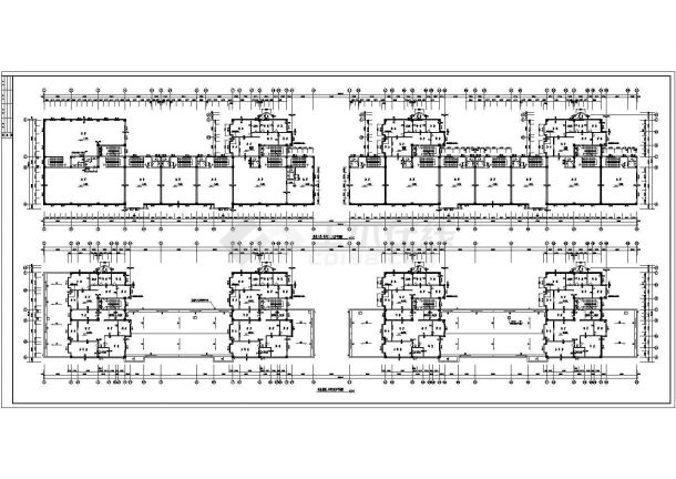 某地区沿街公建全套结构设计施工图-图二