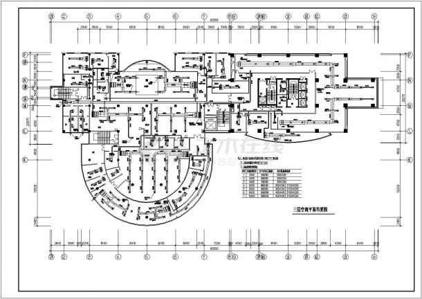 某多层金融大厦空调系统设计施工图（风冷模块机组）-图二