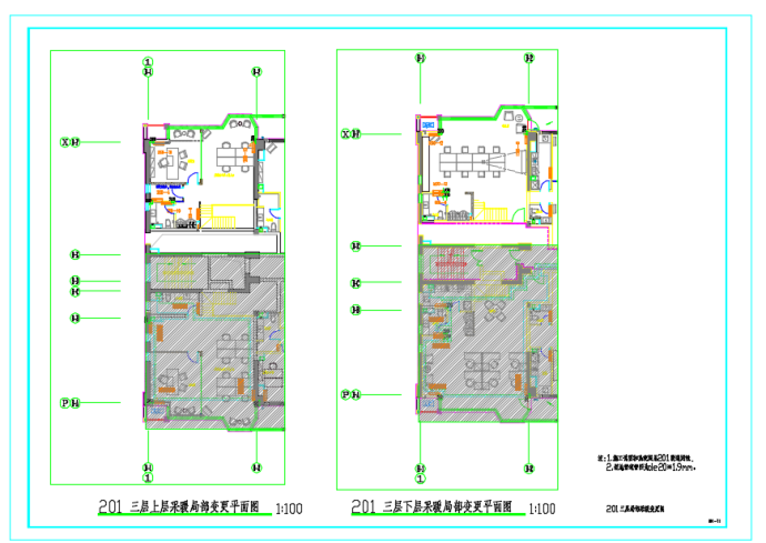 某房地产多功能厅装修暖通设计施工CAD图_图1