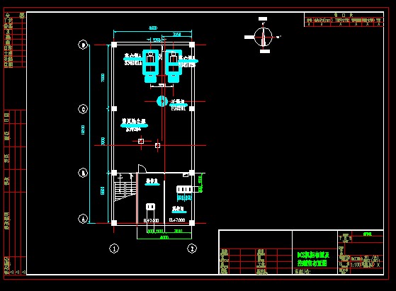 DCS机柜布置及控制室布置图_图1