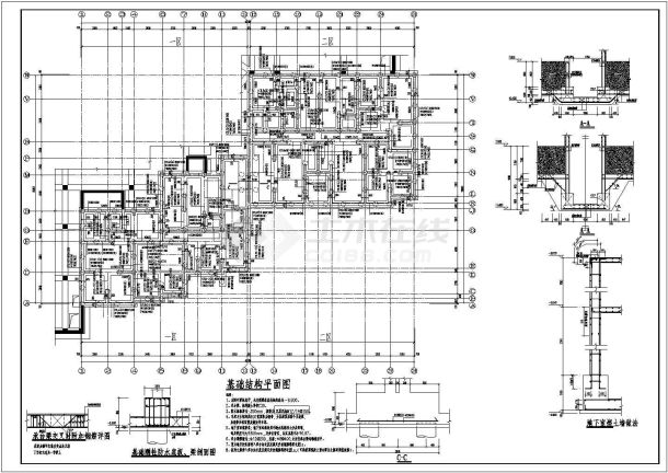 济南某小区地上22层地下2层剪力墙结构住宅结构施工图-图二