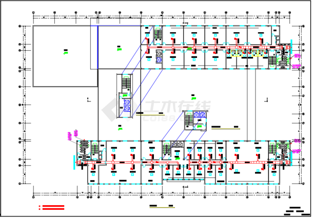 某大型地源热泵系统设计施工CAD图纸-图二