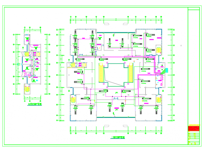 某博物馆VRV空调系统设计施工图纸_图1