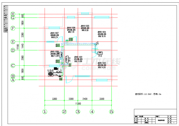 某别墅空气源中央空调设计施工CAD图-图二
