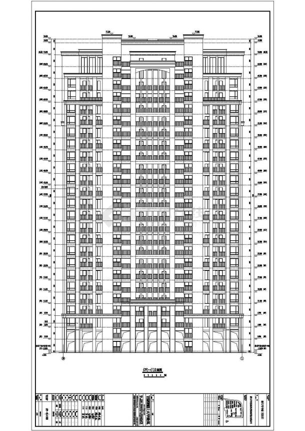 [浙江]高层塔式含跃层住宅楼建筑施工图-图二