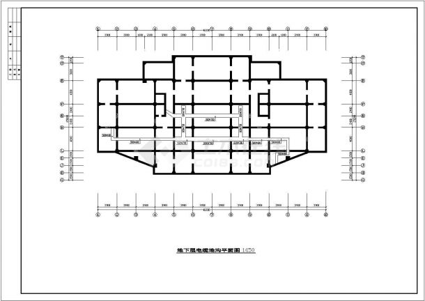 某工程空调冷冻机房设计施工CAD图纸-图二