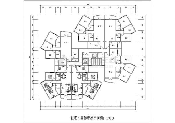 某康家花园高层住宅小区建筑设计方案-图二