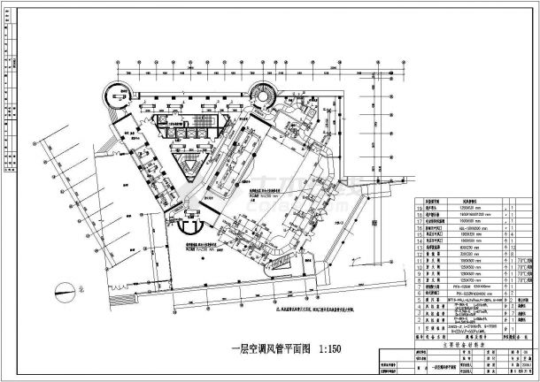 某国际大厦空调通风设计施工CAD图纸-图二