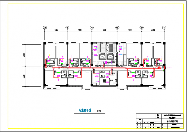 某综合楼空调通风系统设计施工CAD图纸-图一