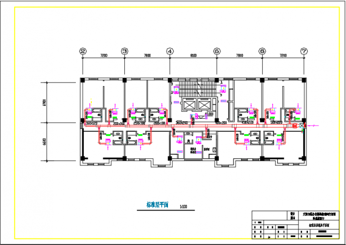 某综合楼空调通风系统设计施工CAD图纸_图1